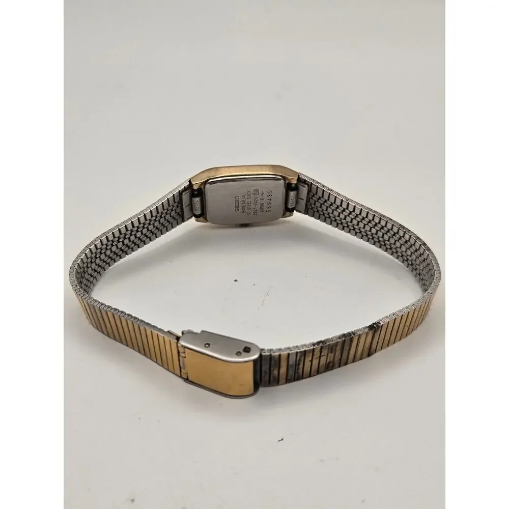 Seiko Quartz Watch Gold-Tone Vintage 90s